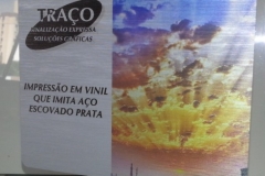 Adesivo aço escovado