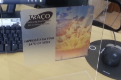 Adesivo jato de areia