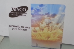 Adesivo jato de areia